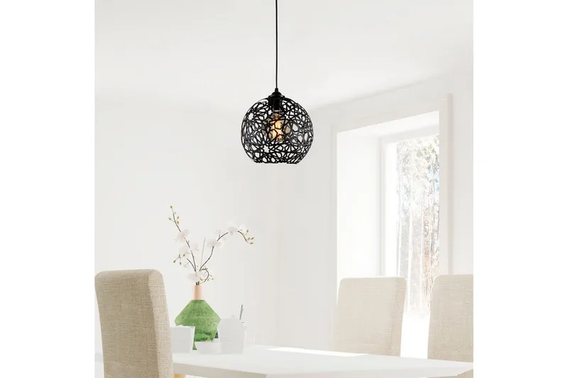 Kattovalaisin Sourab Masafumie Musta Yksittäinen pistorasia - Yksittäinen pistorasia - Valaistus - Sisävalaistus & lamput - Ikkunavalaisimet - Ikkunavalaisin riippuva