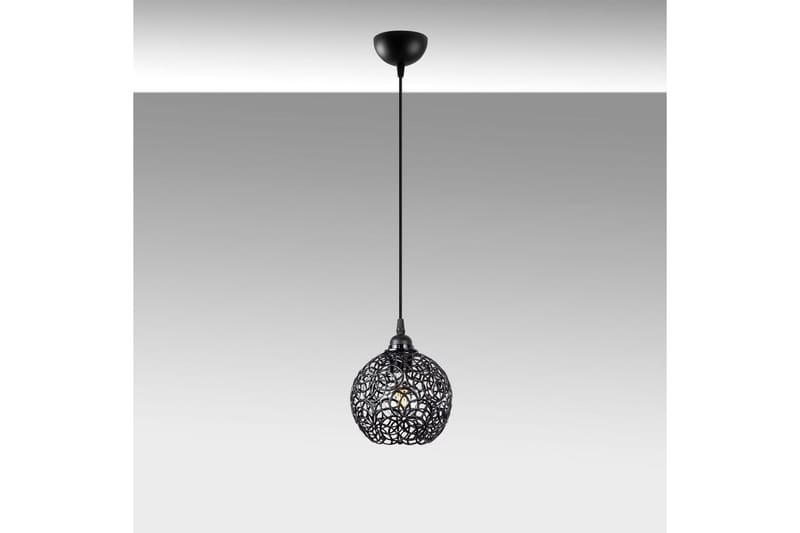 Kattovalaisin Souvik Musta - 17 x 17 x 118 cm - Valaistus - Sisävalaistus & lamput - Ikkunavalaisimet - Ikkunavalaisin riippuva