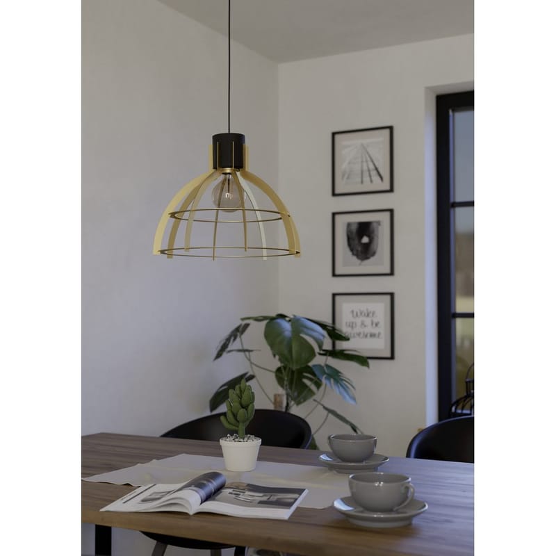 Kattovalaisin Stillington - Musta/Kulta - Valaistus - Sisävalaistus & lamput - Ikkunavalaisimet - Ikkunavalaisin riippuva