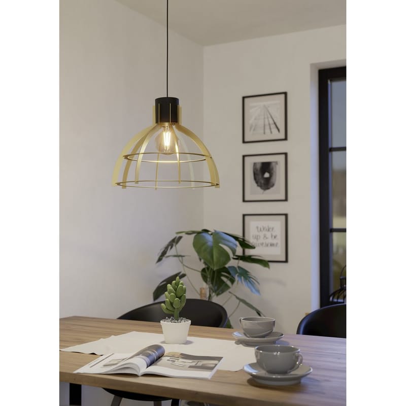 Kattovalaisin Stillington - Musta/Kulta - Valaistus - Sisävalaistus & lamput - Ikkunavalaisimet - Ikkunavalaisin riippuva