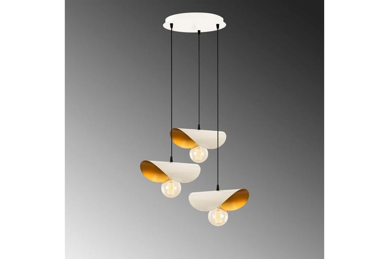 Kattovalaisin Sugana Three Valkoinen / Kulta - Kulta/Valkoinen - Valaistus - Sisävalaistus & lamput - Ikkunavalaisimet - Ikkunavalaisin riippuva