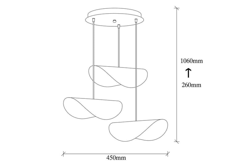 Kattovalaisin Sugana Three Valkoinen / Kulta - Kulta/Valkoinen - Valaistus - Sisävalaistus & lamput - Ikkunavalaisimet - Ikkunavalaisin riippuva