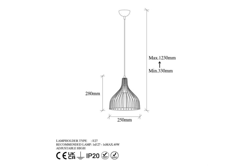 Kattovalaisin Talnor Kiiltävä Kulta - Kiiltävä Kulta - Valaistus - Sisävalaistus & lamput - Ikkunavalaisimet - Ikkunavalaisin riippuva