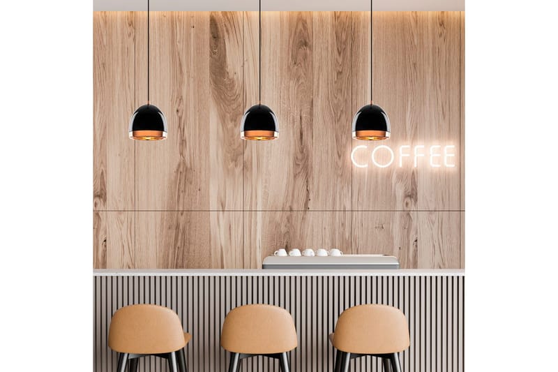 Kattovalaisin Venor Musta / Kulta - Musta / Kulta - Valaistus - Sisävalaistus & lamput - Ikkunavalaisimet - Ikkunavalaisin riippuva