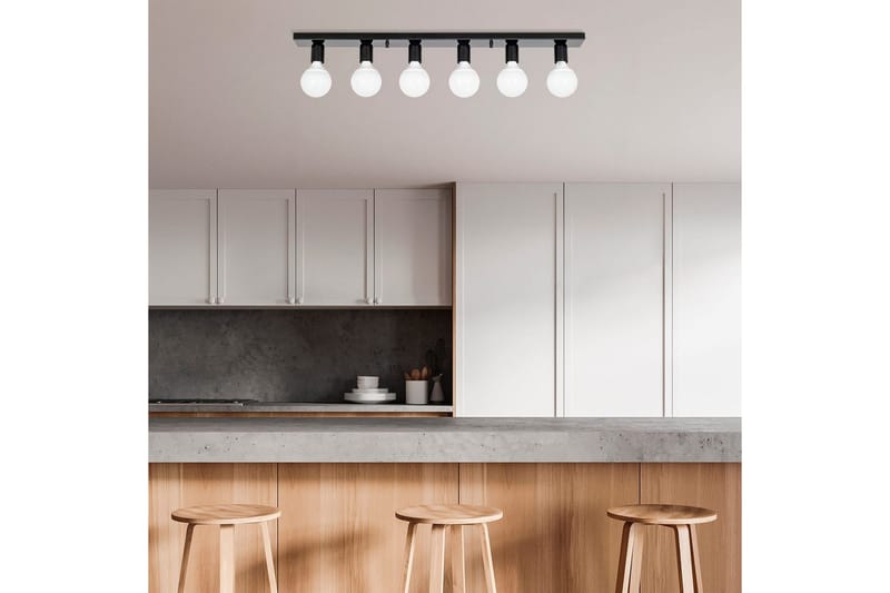 Kattovalaisin Wostra Suuri Musta / Valkoinen - Musta / Valkoinen - Valaistus - Sisävalaistus & lamput - Ikkunavalaisimet - Ikkunavalaisin riippuva