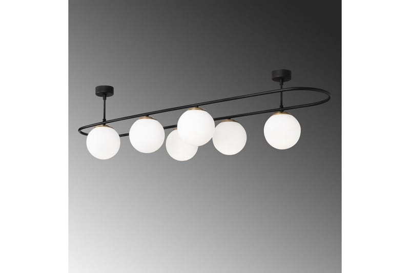 Kattovalaisin Wynel Musta / Valkoinen Kuusi kannatinta - Kuusi kannatinta - Valaistus - Sisävalaistus & lamput - Ikkunavalaisimet - Ikkunavalaisin riippuva