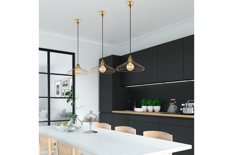 Kattovalaisin Zairon Kiiltävä Kulta - Kiiltävä Kulta - Valaistus - Sisävalaistus & lamput - Ikkunavalaisimet - Ikkunavalaisin riippuva