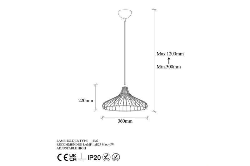 Kattovalaisin Zairon Musta / Antiikki - Musta / Antiikki - Valaistus - Sisävalaistus & lamput - Ikkunavalaisimet - Ikkunavalaisin riippuva