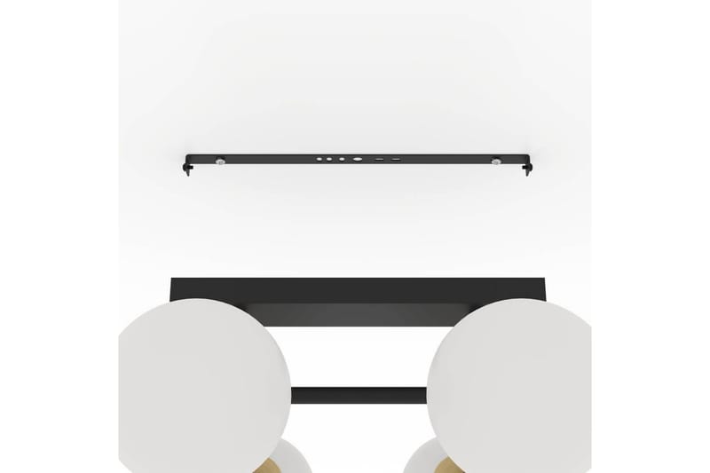 Kattovalaistus Eglo Paz Opalivalkoinen/Musta Messinki, jossa 6 Lamppua - Valaistus - Sisävalaistus & lamput - Ikkunavalaisimet - Ikkunavalaisin riippuva