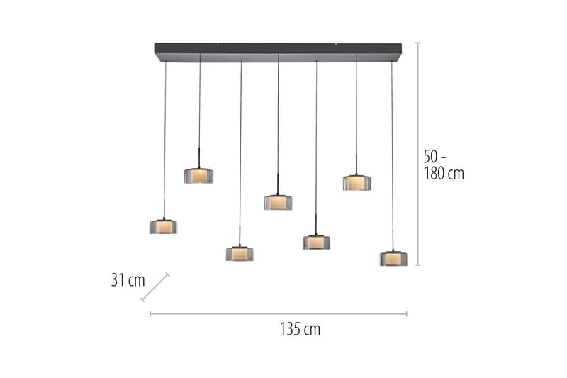 Rich Paul Neuhaus -Kattolamppu - Valaistus - Sisävalaistus & lamput - Ikkunavalaisimet - Ikkunavalaisin riippuva