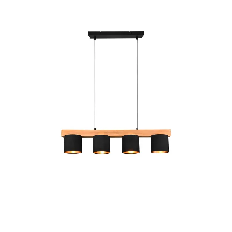 Riippuvalaisin Cameron - Musta/puu - Valaistus - Sisävalaistus & lamput - Ikkunavalaisimet - Ikkunavalaisin riippuva