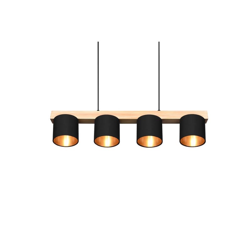 Riippuvalaisin Cameron - Musta/puu - Valaistus - Sisävalaistus & lamput - Ikkunavalaisimet - Ikkunavalaisin riippuva