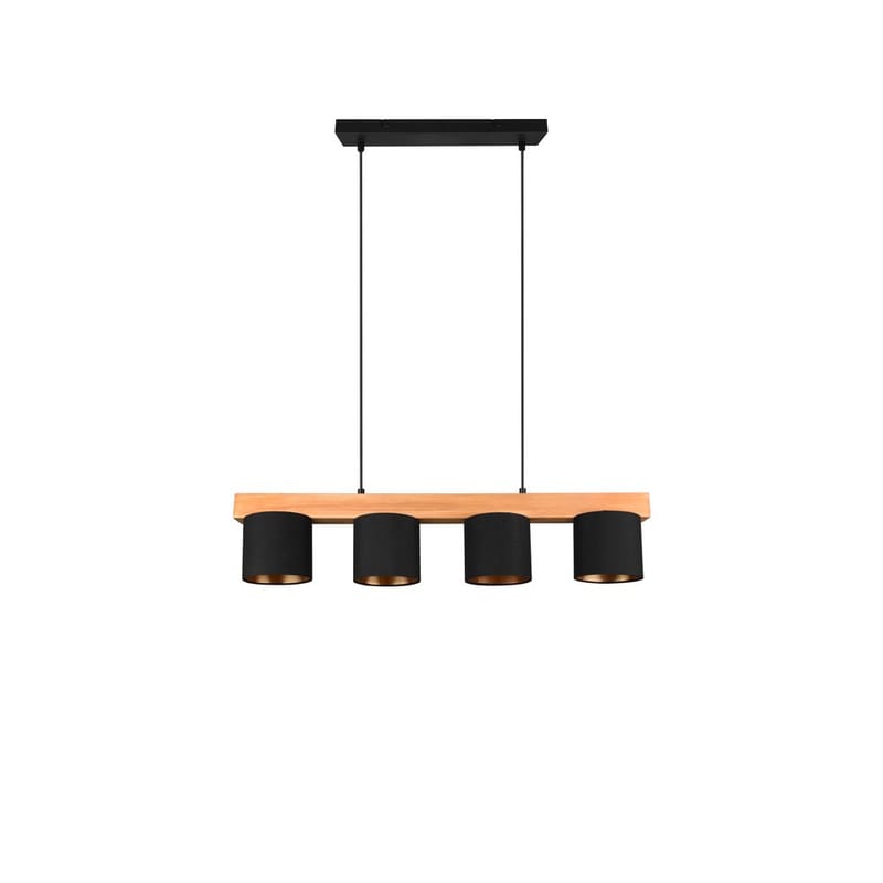 Riippuvalaisin Cameron - Musta/puu - Valaistus - Sisävalaistus & lamput - Ikkunavalaisimet - Ikkunavalaisin riippuva