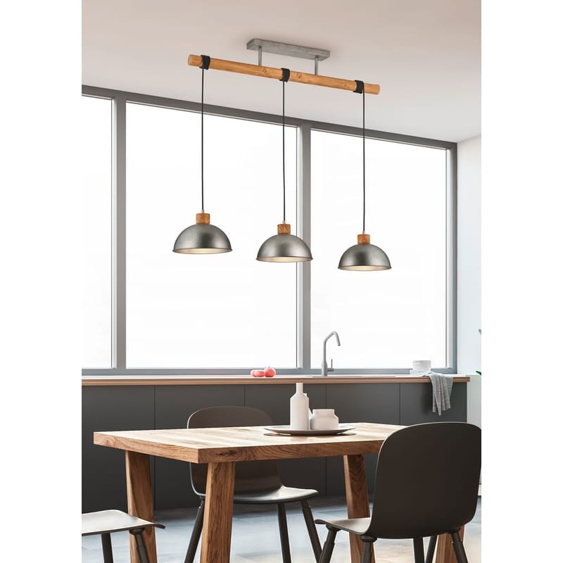 Riippuvalaisin Delhi - 3 lamppua, 3-osainen - Valaistus - Sisävalaistus & lamput - Ikkunavalaisimet - Ikkunavalaisin riippuva