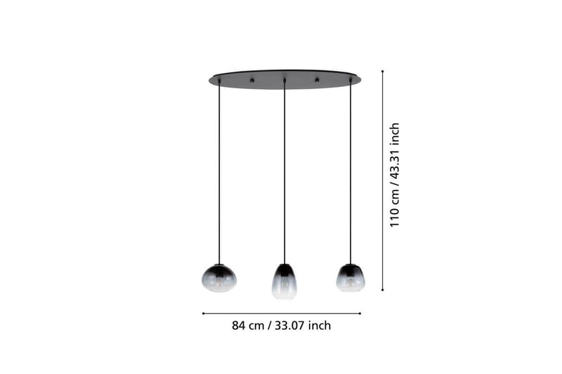 Riippuvalaisin Eglo Aguilares - Musta - Valaistus - Sisävalaistus & lamput - Ikkunavalaisimet - Ikkunavalaisin riippuva