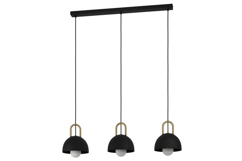 Riippuvalaisin Eglo Calmanera 3 Lamppua Musta, Messinki, Musta/Messinki