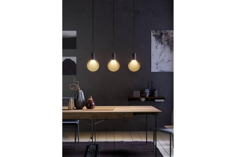 Riippuvalaisin Eglo Sarona 3 lamppua - Musta/Kulta - Valaistus - Sisävalaistus & lamput - Ikkunavalaisimet - Ikkunavalaisin riippuva