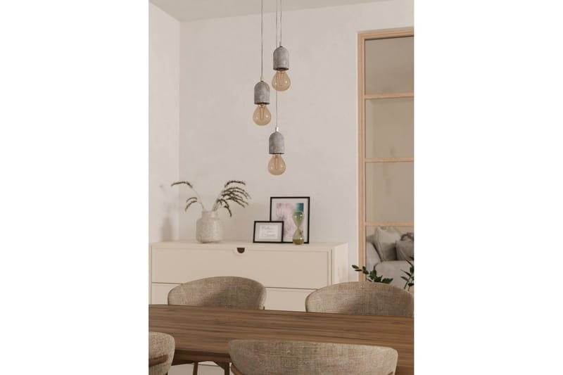 Riippuvalaisin Eglo Silvares 3 lampulla - Harmaa - Valaistus - Sisävalaistus & lamput - Ikkunavalaisimet - Ikkunavalaisin riippuva