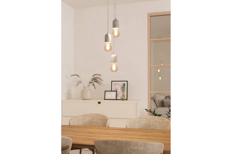 Riippuvalaisin Eglo Silvares 3 lampulla - Harmaa - Valaistus - Sisävalaistus & lamput - Ikkunavalaisimet - Ikkunavalaisin riippuva