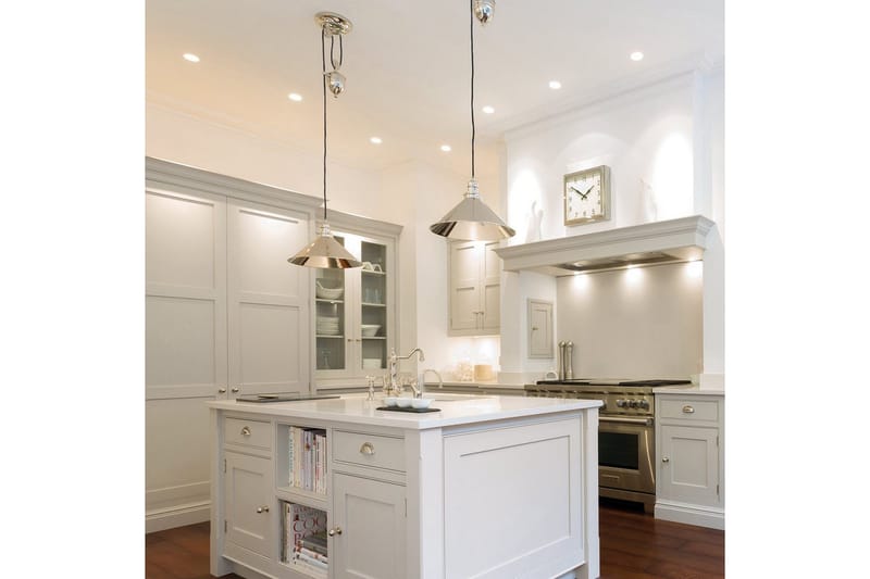 Riippuvalaisin Elstead Lighting Provence Kiillotettu nikkeli - Kiillotettu nikkeli - Valaistus - Sisävalaistus & lamput - Ikkunavalaisimet - Ikkunavalaisin riippuva