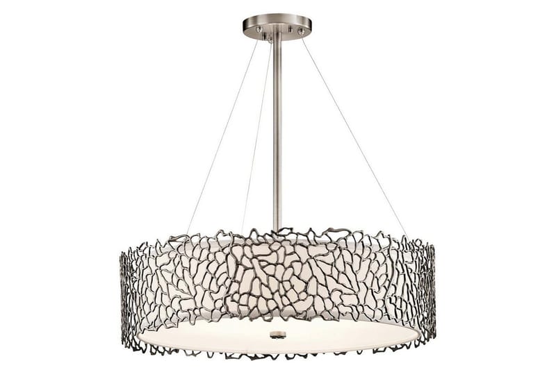 Riippuvalaisin Kichler Hopea Koralli 559x175x559 mm - 559x175x559 mm - Valaistus - Sisävalaistus & lamput - Ikkunavalaisimet - Ikkunavalaisin riippuva