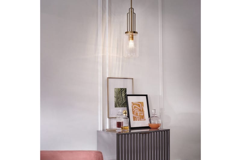 Riippuvalaisin Kichler Kimrose Harjattu luonnollinen messinki - Harjattu luonnollinen messinki - Valaistus - Sisävalaistus & lamput - Ikkunavalaisimet - Ikkunavalaisin riippuva