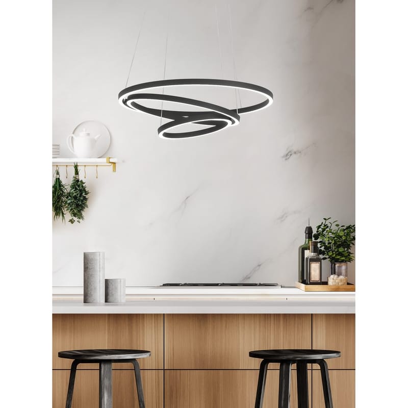 Riippuvalaisin Lobinero - Musta Valkoinen - Valaistus - Sisävalaistus & lamput - Ikkunavalaisimet - Ikkunavalaisin riippuva