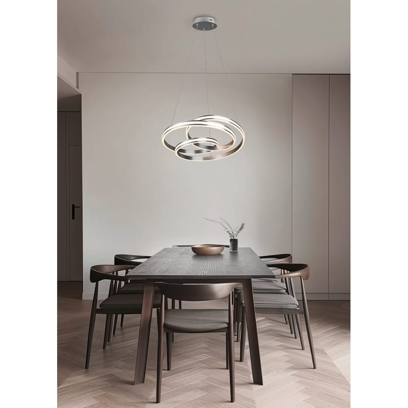 Riippuvalaisin Nuria - Harjattu teräs - Valaistus - Sisävalaistus & lamput - Ikkunavalaisimet - Ikkunavalaisin riippuva