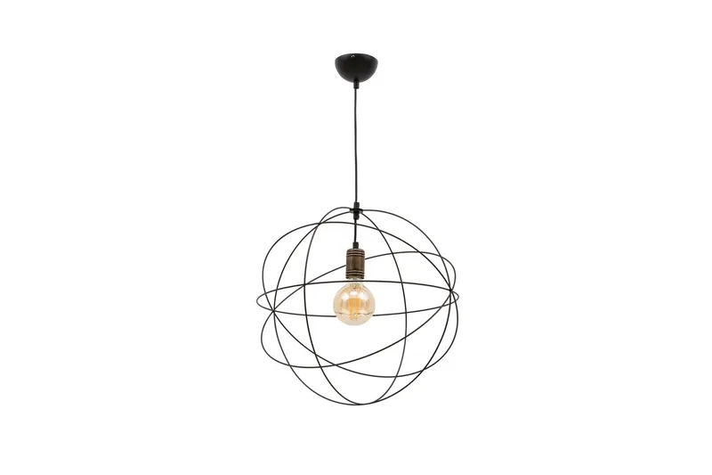 Riippuvalaisin Olinto Pyöreä, Musta