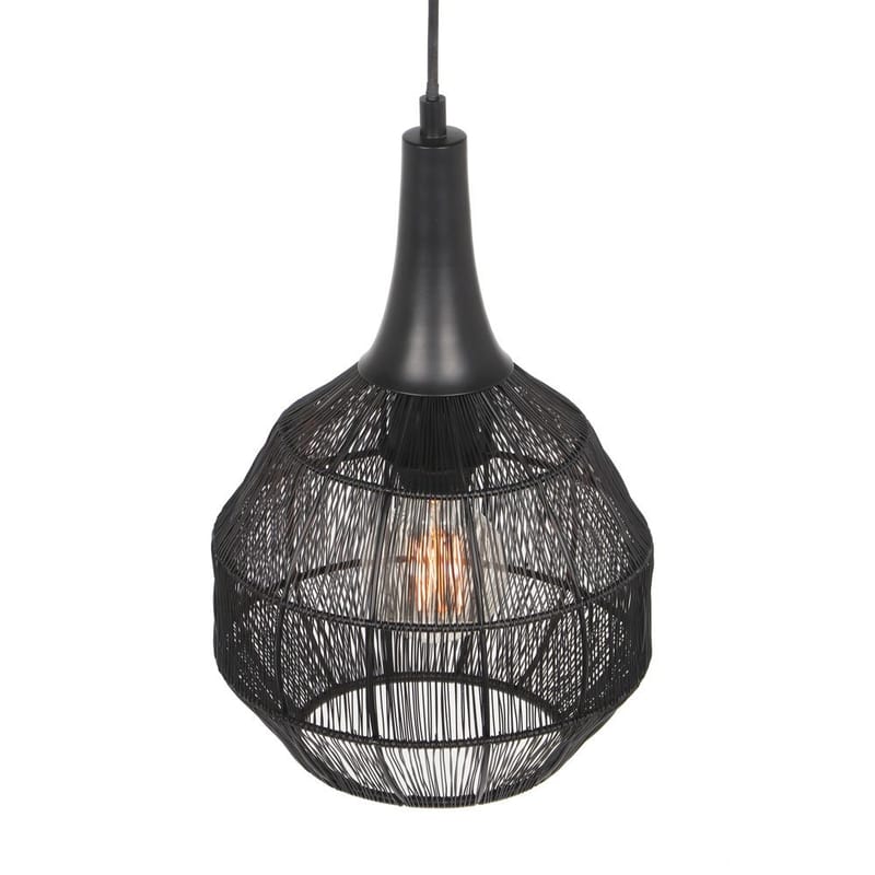 Riippuvalaisin Soraya - 26x27 cm, Mattamusta - Valaistus - Sisävalaistus & lamput - Ikkunavalaisimet - Ikkunavalaisin riippuva