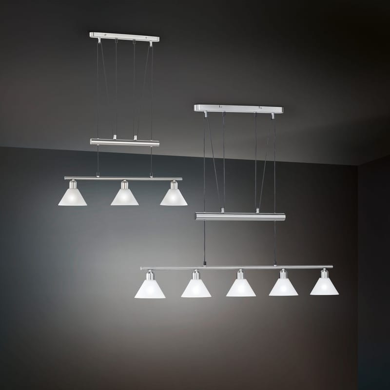 Riippuvalaisin Stamina - 3 lamppua, 3-osainen - Valaistus - Sisävalaistus & lamput - Ikkunavalaisimet - Ikkunavalaisin riippuva