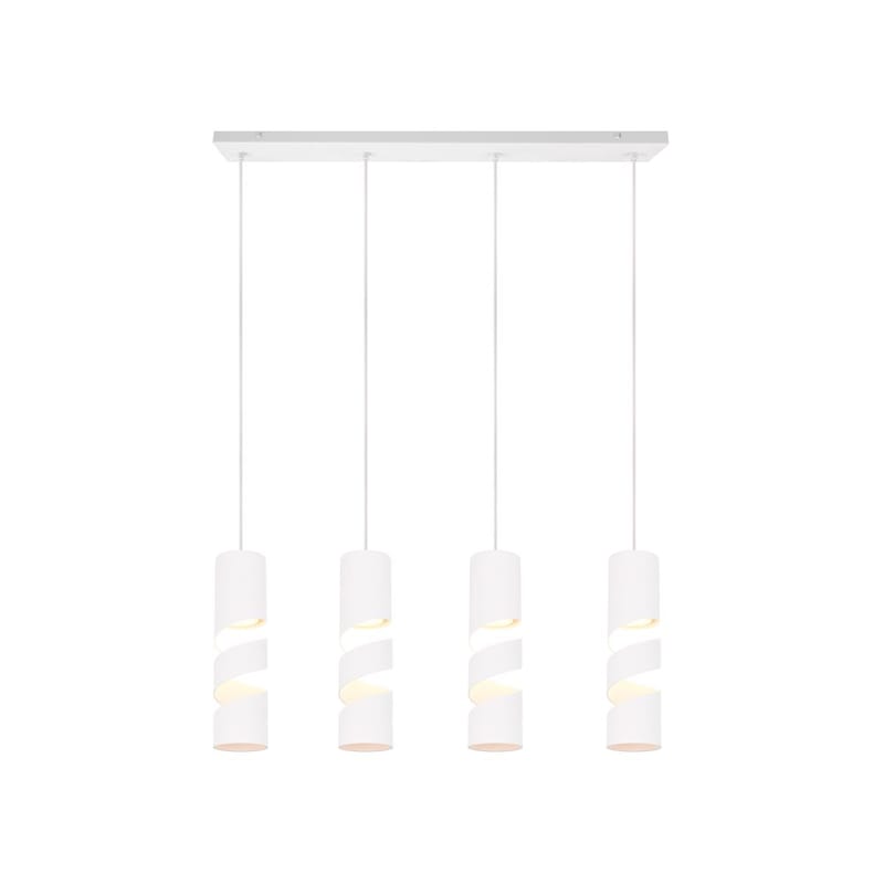 Riippuvalaisin Stream - 4 lamppua, 4-osainen, Mattavalkoinen - Valaistus - Sisävalaistus & lamput - Ikkunavalaisimet - Ikkunavalaisin riippuva