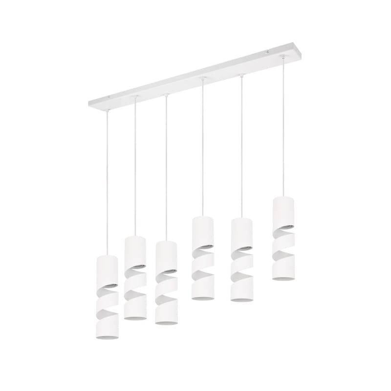 Riippuvalaisin Stream - 6 lamppua, 6-osainen, Mattavalkoinen - Valaistus - Sisävalaistus & lamput - Ikkunavalaisimet - Ikkunavalaisin riippuva