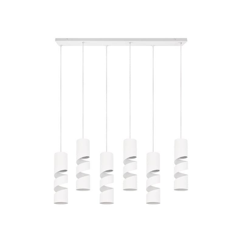 Riippuvalaisin Stream - 6 lamppua, 6-osainen, Mattavalkoinen - Valaistus - Sisävalaistus & lamput - Ikkunavalaisimet - Ikkunavalaisin riippuva