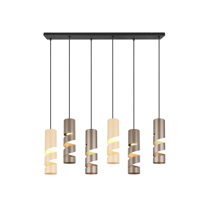 Riippuvalaisin Stream - 6 lamppua, 6-osainen, Monivärinen, Moniväri - Valaistus - Sisävalaistus & lamput - Ikkunavalaisimet - Ikkunavalaisin riippuva