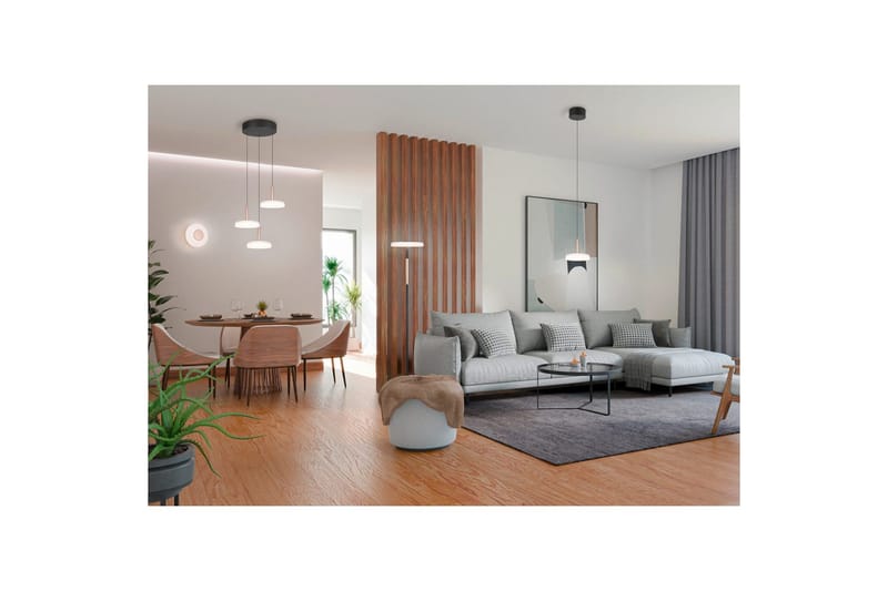 Riippuvalaisin TRIO Celeste 3-osainen, Mattamusta/valkoinen/kahvinruskea - 3-osainen, Mattamusta/valkoinen/kahvinruskea - Valaistus - Sisävalaistus & lamput - Ikkunavalaisimet - Ikkunavalaisin riippuva