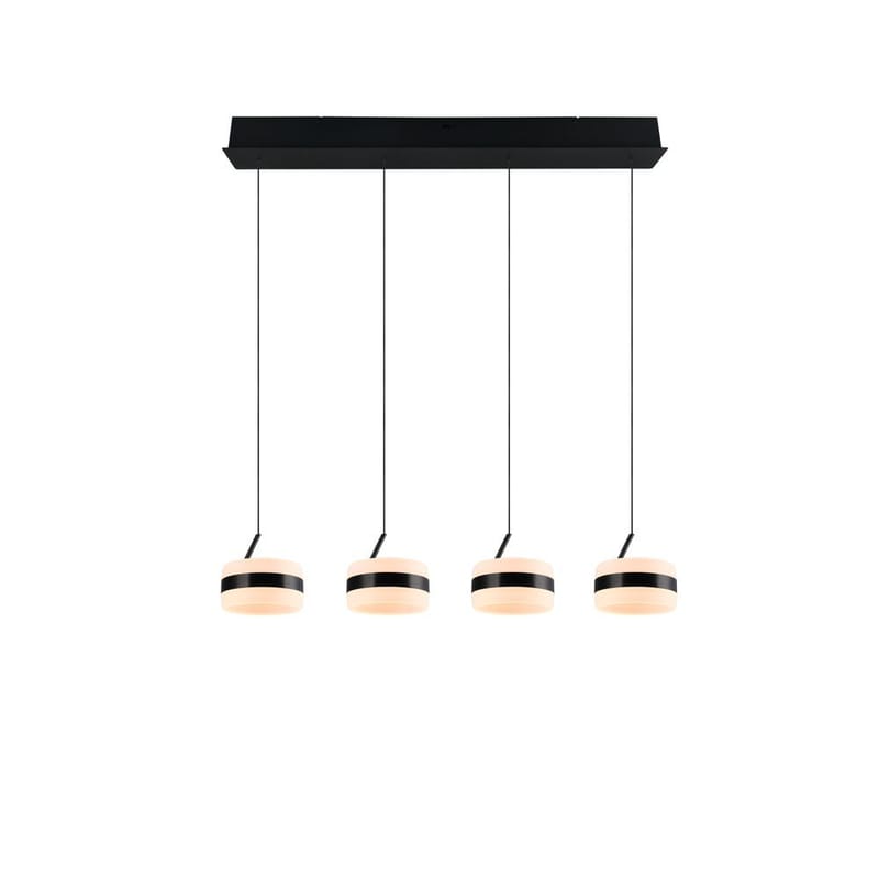 Riippuvalaisin TRIO Dios - 4-osainen, Mattamusta - Valaistus - Sisävalaistus & lamput - Ikkunavalaisimet - Ikkunavalaisin riippuva