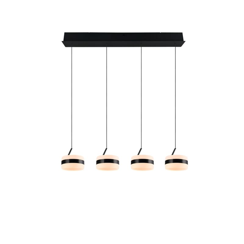 Riippuvalaisin TRIO Dios - 4-osainen, Mattamusta - Valaistus - Sisävalaistus & lamput - Ikkunavalaisimet - Ikkunavalaisin riippuva