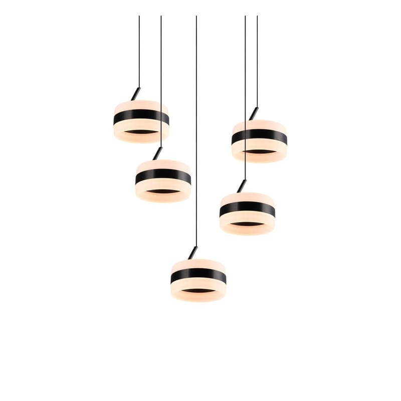 Riippuvalaisin TRIO Dios - 5-osainen, Mattamusta - Valaistus - Sisävalaistus & lamput - Ikkunavalaisimet - Ikkunavalaisin riippuva