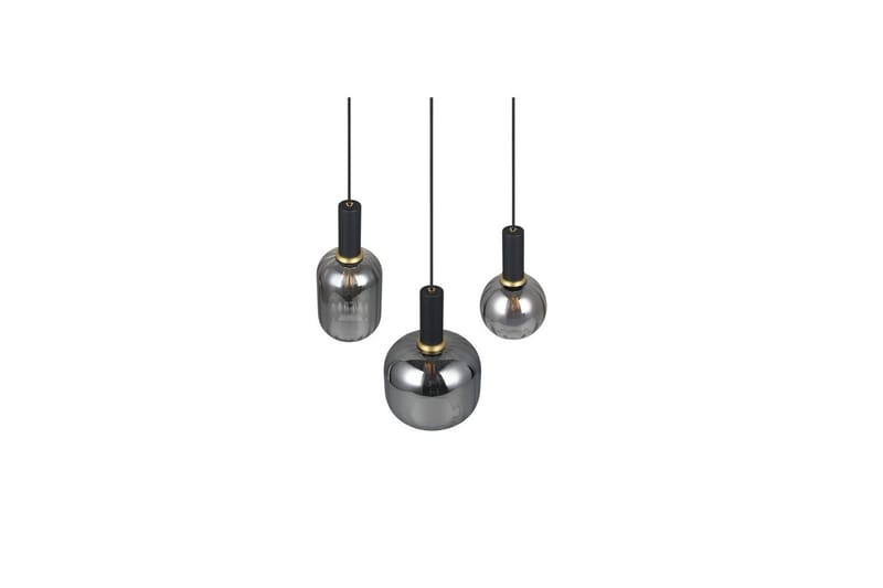 Riippuvalaisin TRIO Diva 3-osainen, Mattamusta/kromattu - 3-osainen, Mattamusta/kromattu - Valaistus - Sisävalaistus & lamput - Ikkunavalaisimet - Ikkunavalaisin riippuva