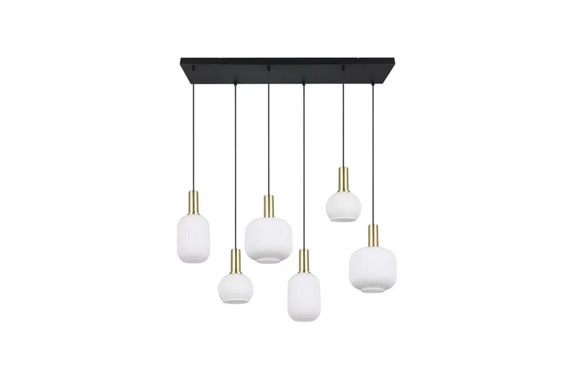 Riippuvalaisin TRIO Diva 6-osainen, Mattamessinki/valkoinen - 6-osainen, Mattamessinki/valkoinen - Valaistus - Sisävalaistus & lamput - Ikkunavalaisimet - Ikkunavalaisin riippuva