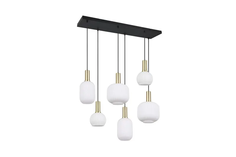 Riippuvalaisin TRIO Diva 6-osainen, Mattamessinki/valkoinen - 6-osainen, Mattamessinki/valkoinen - Valaistus - Sisävalaistus & lamput - Ikkunavalaisimet - Ikkunavalaisin riippuva