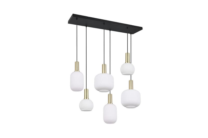 Riippuvalaisin TRIO Diva 6-osainen, Mattamessinki/valkoinen - 6-osainen, Mattamessinki/valkoinen - Valaistus - Sisävalaistus & lamput - Ikkunavalaisimet - Ikkunavalaisin riippuva