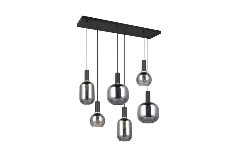 Riippuvalaisin TRIO Diva 6-osainen, Mattamusta/kromattu - 6-osainen, Mattamusta/kromattu - Valaistus - Sisävalaistus & lamput - Ikkunavalaisimet - Ikkunavalaisin riippuva