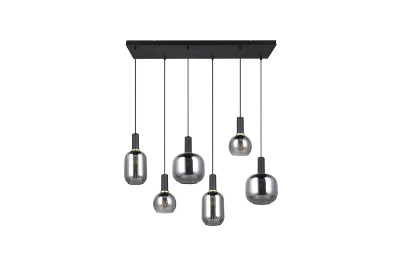 Riippuvalaisin TRIO Diva 6-osainen, Mattamusta/kromattu - 6-osainen, Mattamusta/kromattu - Valaistus - Sisävalaistus & lamput - Ikkunavalaisimet - Ikkunavalaisin riippuva