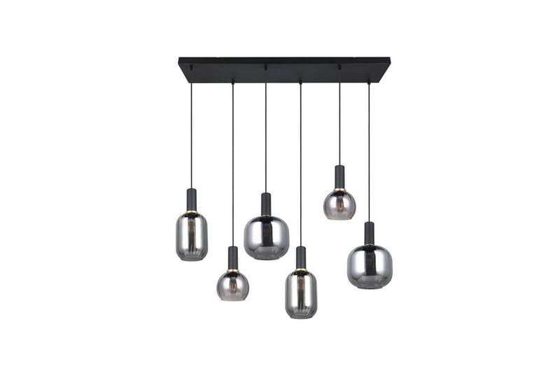 Riippuvalaisin TRIO Diva 6-osainen, Mattamusta/kromattu - 6-osainen, Mattamusta/kromattu - Valaistus - Sisävalaistus & lamput - Ikkunavalaisimet - Ikkunavalaisin riippuva