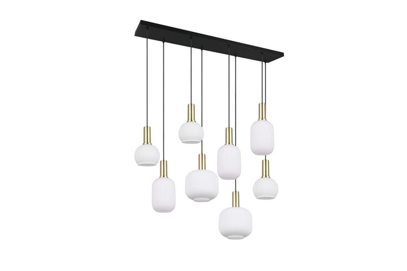 Riippuvalaisin TRIO Diva 8-osainen, Mattamessinki/valkoinen - 8-osainen, Mattamessinki/valkoinen - Valaistus - Sisävalaistus & lamput - Ikkunavalaisimet - Ikkunavalaisin riippuva