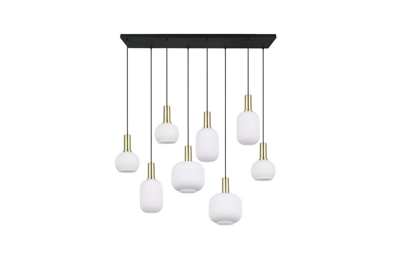 Riippuvalaisin TRIO Diva 8-osainen, Mattamessinki/valkoinen - 8-osainen, Mattamessinki/valkoinen - Valaistus - Sisävalaistus & lamput - Ikkunavalaisimet - Ikkunavalaisin riippuva