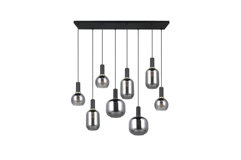Riippuvalaisin TRIO Diva 8-osainen, Mattamusta/kromattu - 8-osainen, Mattamusta/kromattu - Valaistus - Sisävalaistus & lamput - Ikkunavalaisimet - Ikkunavalaisin riippuva