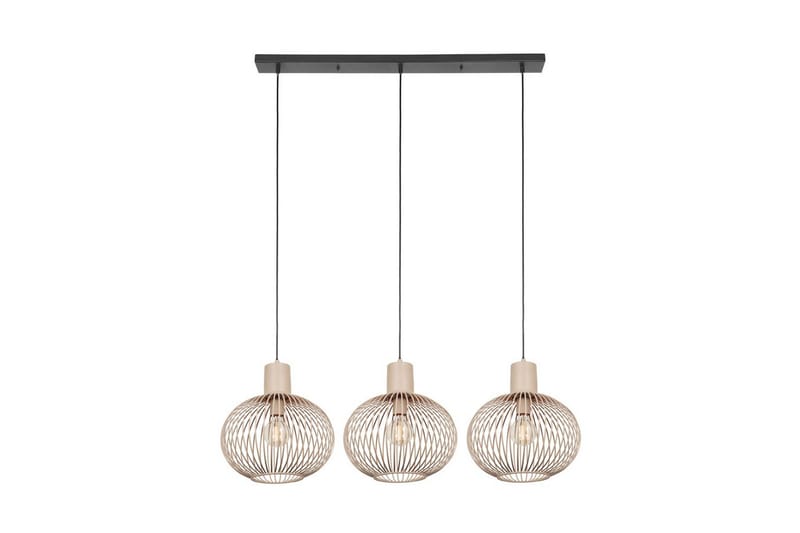 Riippuvalaisin TRIO Gila 3-osainen, Hiekka - 3-osainen, Hiekka - Valaistus - Sisävalaistus & lamput - Ikkunavalaisimet - Ikkunavalaisin riippuva